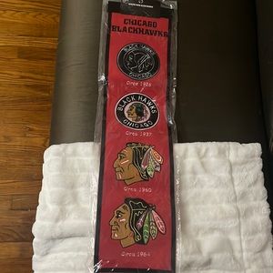 Chicago Blackhawks Genuine Wool Blend Banner